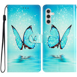 For Samsung Galaxy A16 5G / A16 4G Wallet Case PU Leather Pattern Printing Stand Phone Cover with Strap