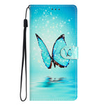 For Samsung Galaxy A16 5G / A16 4G Wallet Case PU Leather Pattern Printing Stand Phone Cover with Strap
