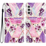For Samsung Galaxy A16 5G / A16 4G Wallet Case PU Leather Pattern Printing Stand Phone Cover with Strap
