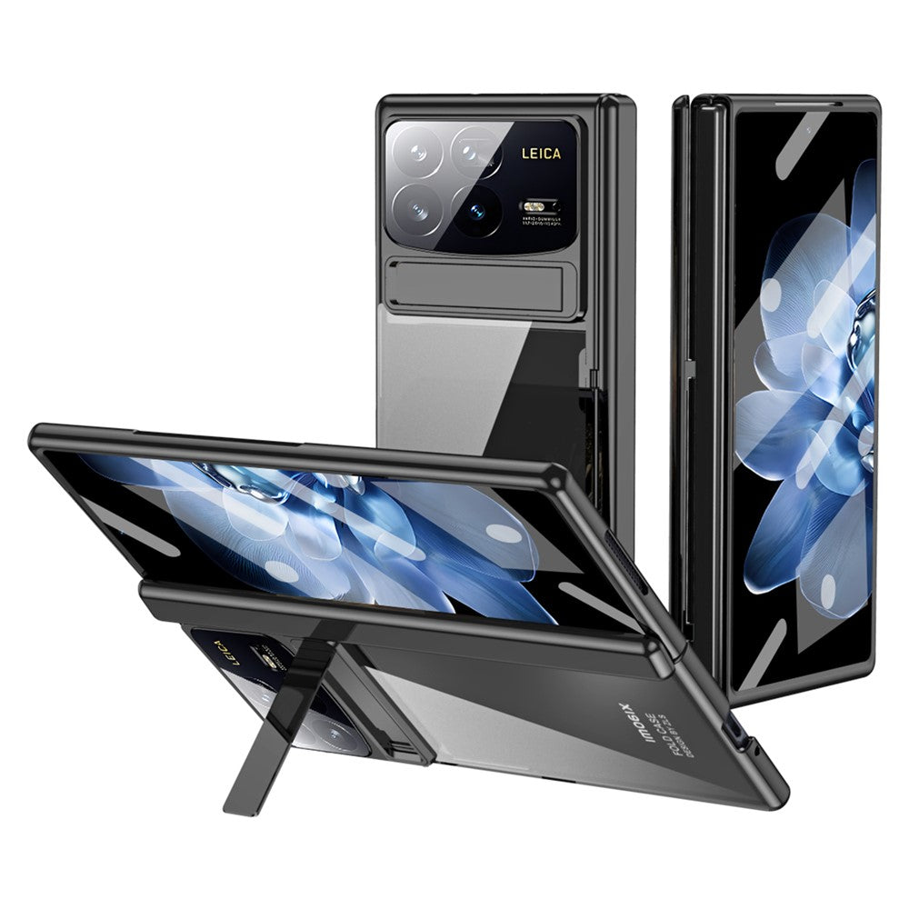 For Xiaomi Mix Fold 4 5G Case Hinge Protection Kickstand PC Phone Cover with Screen Film