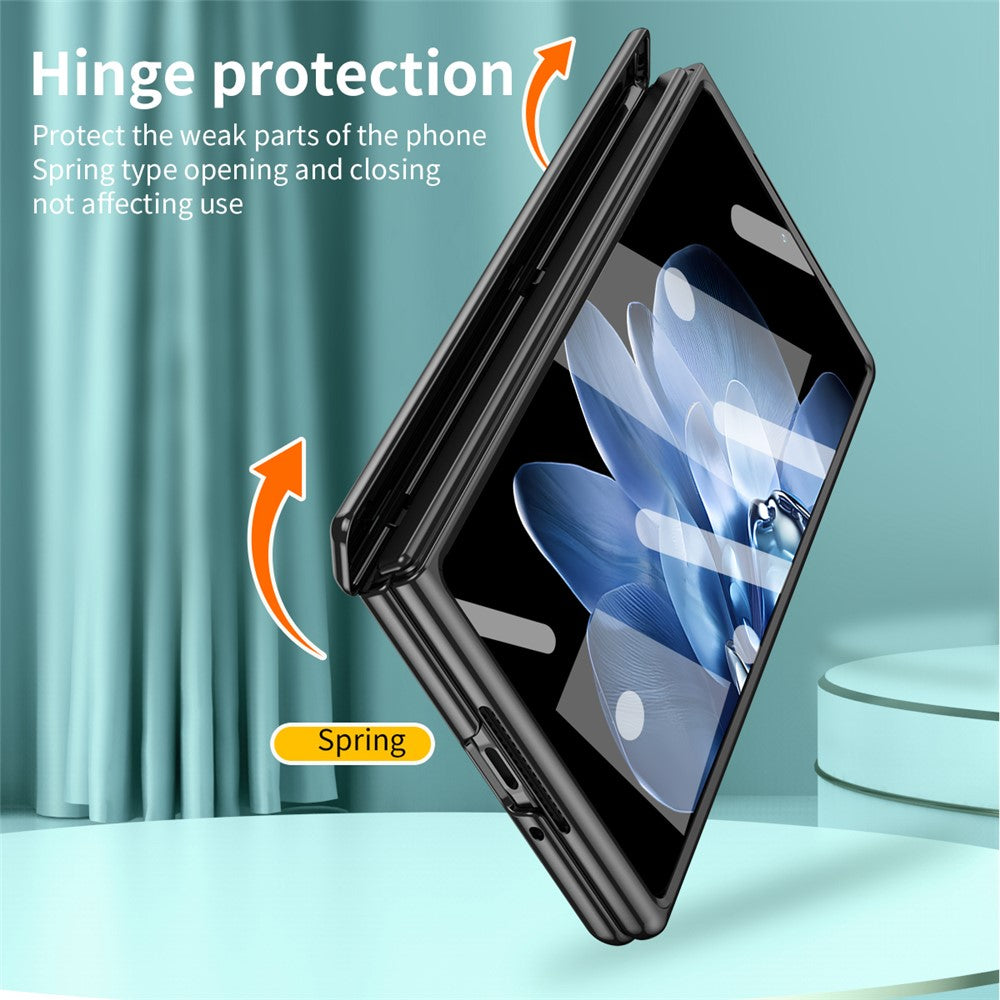 For Xiaomi Mix Fold 4 5G Case Hinge Protection Kickstand PC Phone Cover with Screen Film