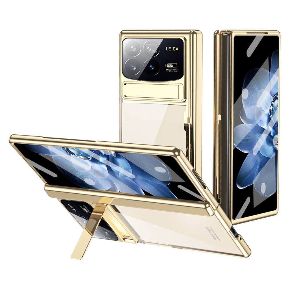 For Xiaomi Mix Fold 4 5G Case Hinge Protection Kickstand PC Phone Cover with Screen Film