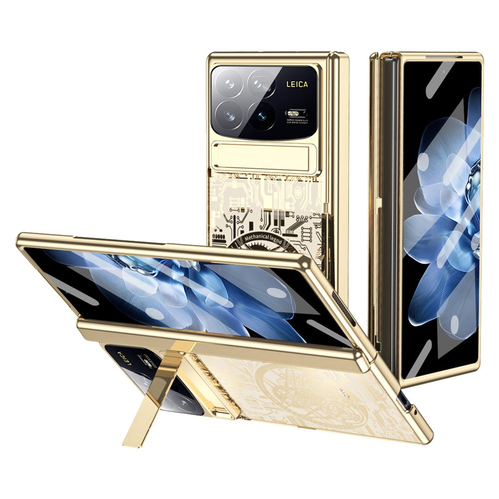 Xiaomi Mix Fold 4 5G-skal Mechanical Legend Hårt PC-stödskal med skärmfilm