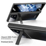 For Xiaomi Mix Fold 4 5G Case Kickstand Hinge Design PC Phone Cover with Tempered Glass Film