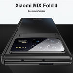 For Xiaomi Mix Fold 4 5G Case Kickstand Hinge Design PC Phone Cover with Tempered Glass Film