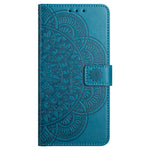 For Samsung Galaxy A06 4G Leather Case with Card Slots Mandala Pattern Phone Cover Stand