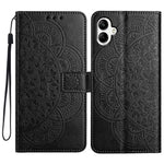 For Samsung Galaxy A06 4G Leather Case with Card Slots Mandala Pattern Phone Cover Stand