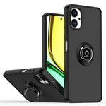 For Samsung Galaxy A06 4G Case Ring Holder Kickstand TPU+Acrylic Phone Cover