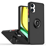 For Samsung Galaxy A06 4G Case Ring Holder Kickstand TPU+Acrylic Phone Cover