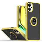 For Samsung Galaxy A06 4G Case Ring Holder Kickstand TPU+Acrylic Phone Cover