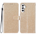 For Samsung Galaxy A16 5G / A16 4G Wallet Case Glitter Anti-Scratch Leather Phone Cover Stand