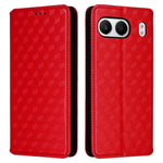 OnePlus Nord 4 Plånboksfodral Rhombus Präglat Läderfodral