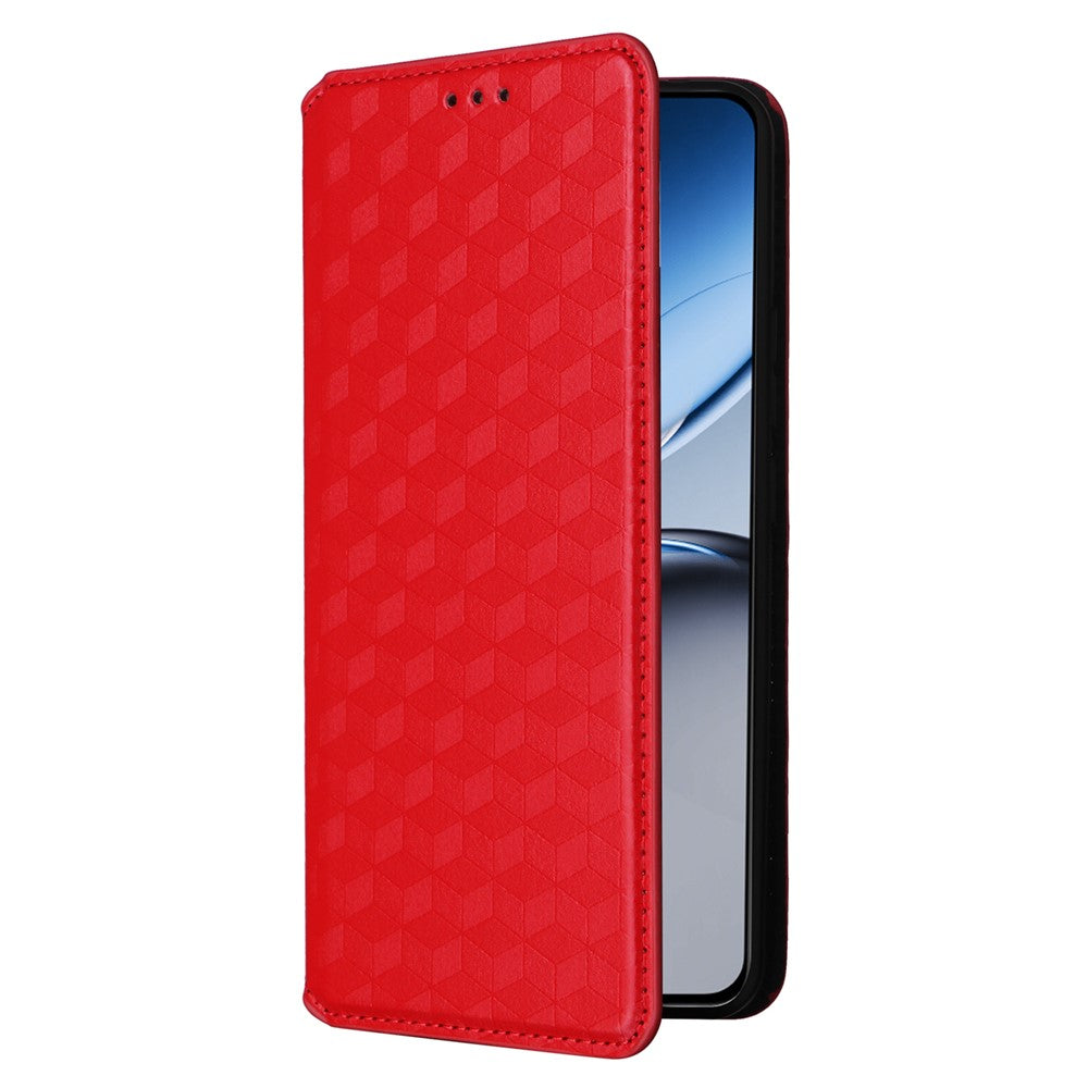 OnePlus Nord 4 Plånboksfodral Rhombus Präglat Läderfodral