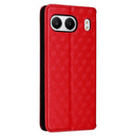 OnePlus Nord 4 Plånboksfodral Rhombus Präglat Läderfodral