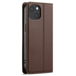 LC.IMEEKE L1 Series for iPhone 15 Plus Case PU Leather Wallet Stand Protective Phone Cover