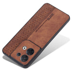 AZNS For Oppo Reno8 5G (Global Version) Imprinted PU Leather Coated TPU Back Cover Anti-drop Cell Phone Case