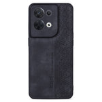 AZNS For Oppo Reno8 5G (Global Version) Imprinted PU Leather Coated TPU Back Cover Anti-drop Cell Phone Case