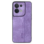 AZNS For Oppo Reno8 5G (Global Version) Imprinted PU Leather Coated TPU Back Cover Anti-drop Cell Phone Case
