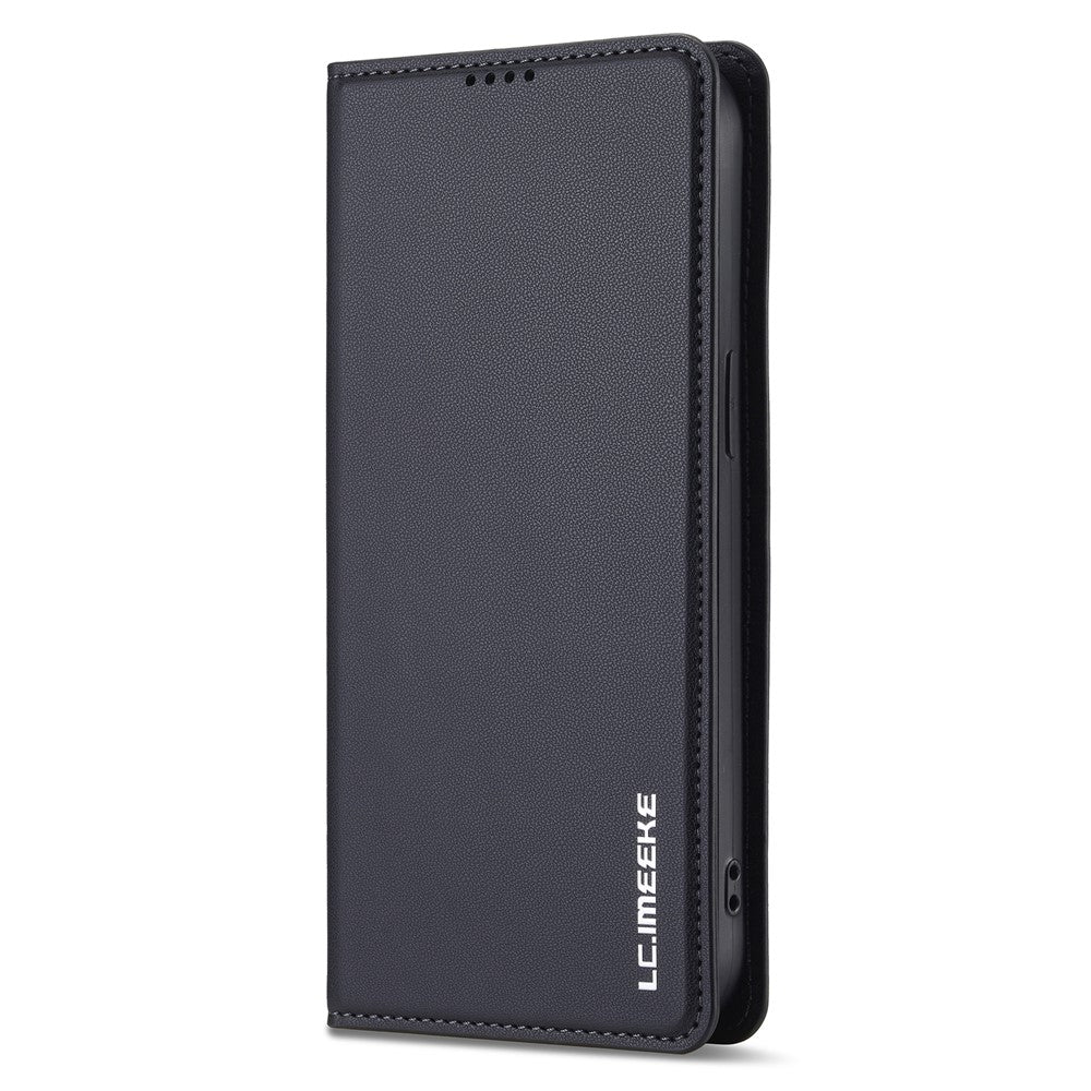 LC.IMEEKE L1 Series for iPhone 15 Pro Case PU Leather Wallet Stand Protective Phone Cover