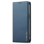 LC.IMEEKE L1 Series for iPhone 15 Case PU Leather Wallet Stand Protective Phone Cover