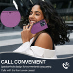 LC.IMEEKE L1-serie til iPhone 14 Pro etui i PU-læder med pung og stander – beskyttende telefoncover
