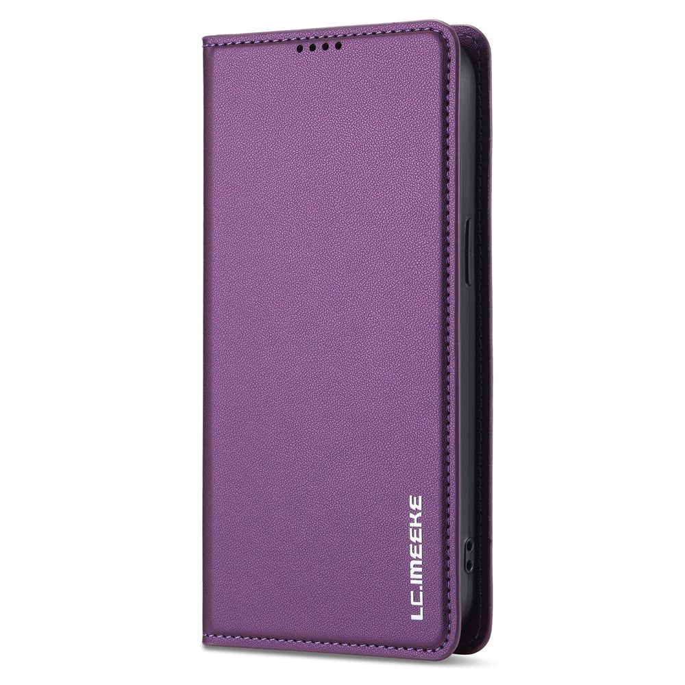 LC.IMEEKE L1-serie til iPhone 14 Pro etui i PU-læder med pung og stander – beskyttende telefoncover