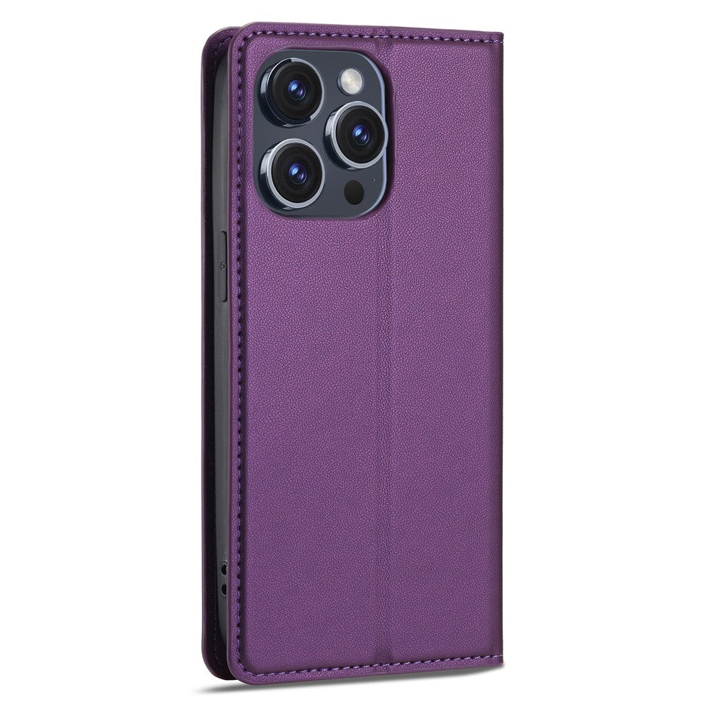 LC.IMEEKE L1-serie til iPhone 14 Pro etui i PU-læder med pung og stander – beskyttende telefoncover