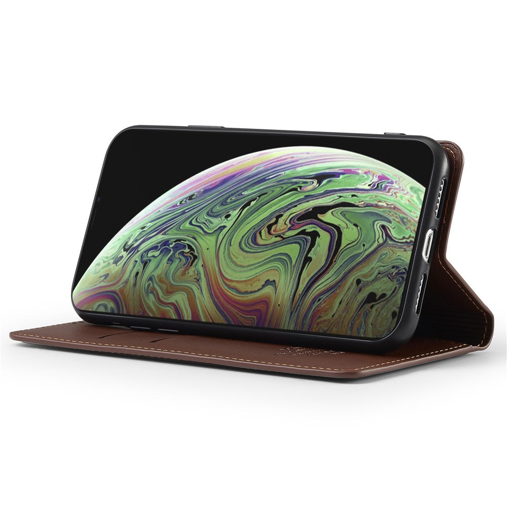 LC.IMEEKE L1-serie til iPhone XS Max Cover PU-læderpung med stander Beskyttende telefoncover