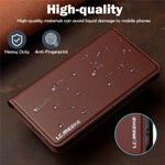 LC.IMEEKE L1-serie til iPhone XS Max Cover PU-læderpung med stander Beskyttende telefoncover