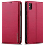 LC.IMEEKE L1-serie til iPhone XS Max Cover PU-læderpung med stander Beskyttende telefoncover