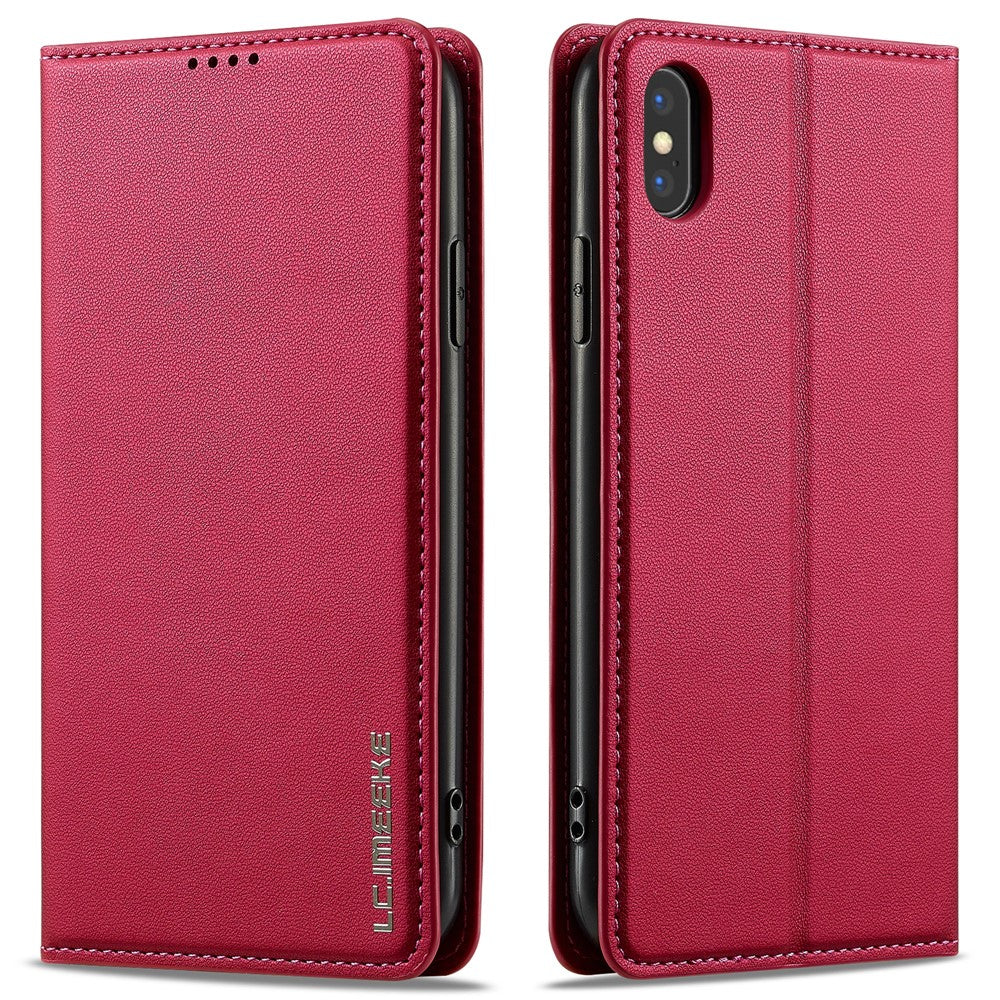 LC.IMEEKE L1-serie til iPhone XS Max Cover PU-læderpung med stander Beskyttende telefoncover