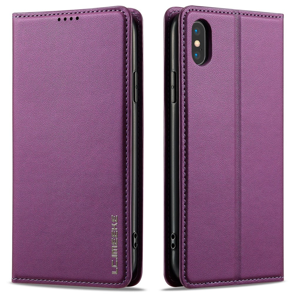 LC.IMEEKE L1-serie til iPhone XS Max Cover PU-læderpung med stander Beskyttende telefoncover