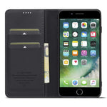 LC.IMEEKE L1 Series for iPhone 8 Plus / 7 Plus Case PU Leather Wallet Stand Protective Phone Cover