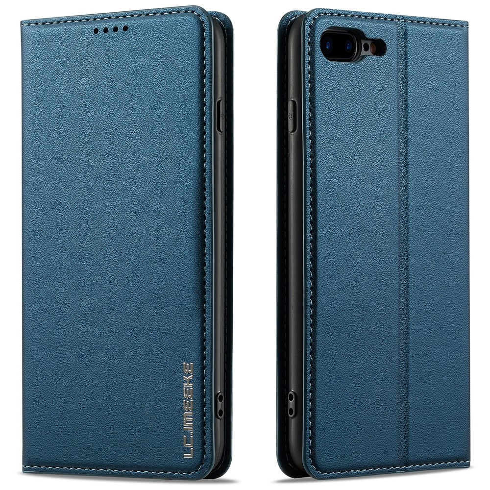 LC.IMEEKE L1 Series for iPhone 8 Plus / 7 Plus Case PU Leather Wallet Stand Protective Phone Cover