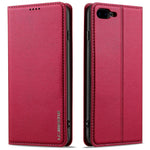 LC.IMEEKE L1 Series for iPhone 8 Plus / 7 Plus Case PU Leather Wallet Stand Protective Phone Cover