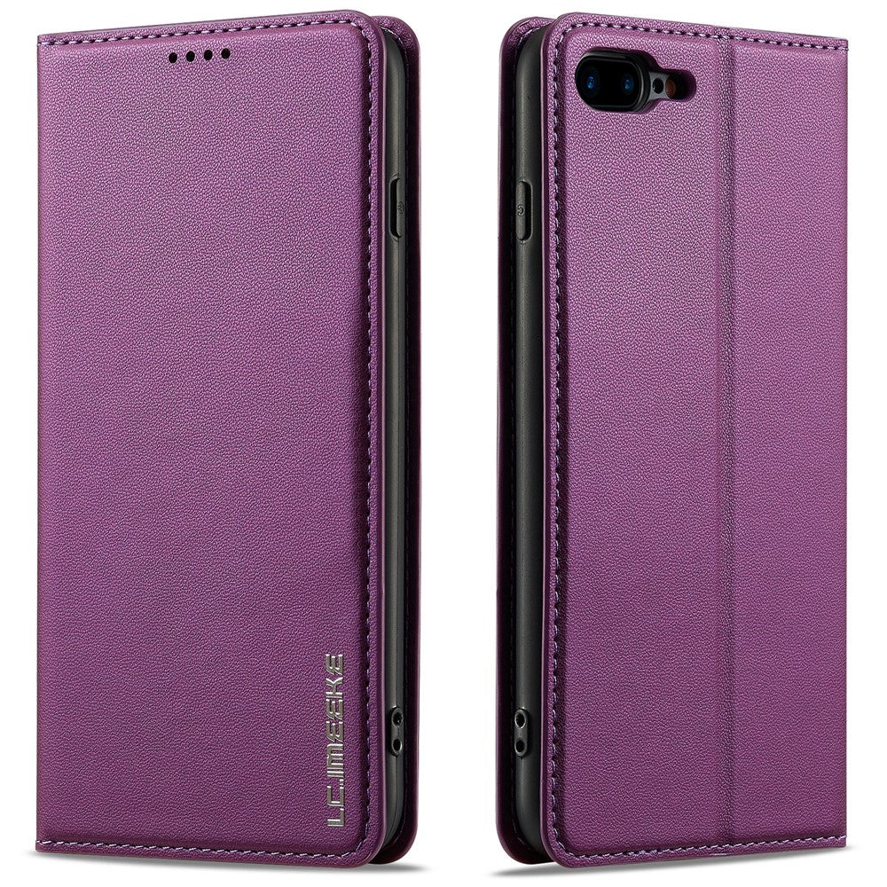 LC.IMEEKE L1 Series for iPhone 8 Plus / 7 Plus Case PU Leather Wallet Stand Protective Phone Cover