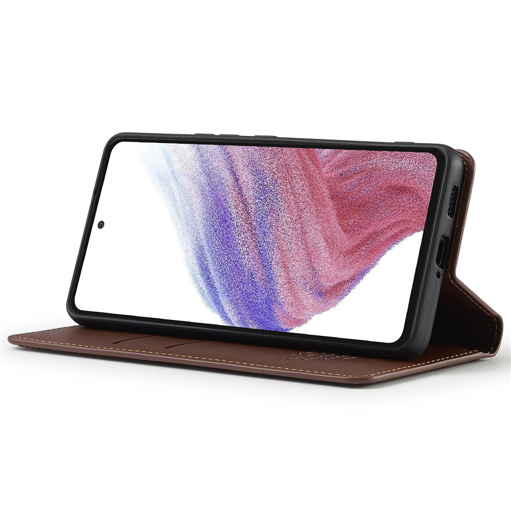 LC.IMEEKE L1-serien för Samsung Galaxy A53 5G-skal i PU-läder, plånboksfodral, skyddande mobilfodral