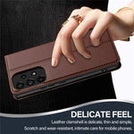 LC.IMEEKE L1 Series for Samsung Galaxy A53 5G Case PU Leather Wallet Stand Protective Phone Cover