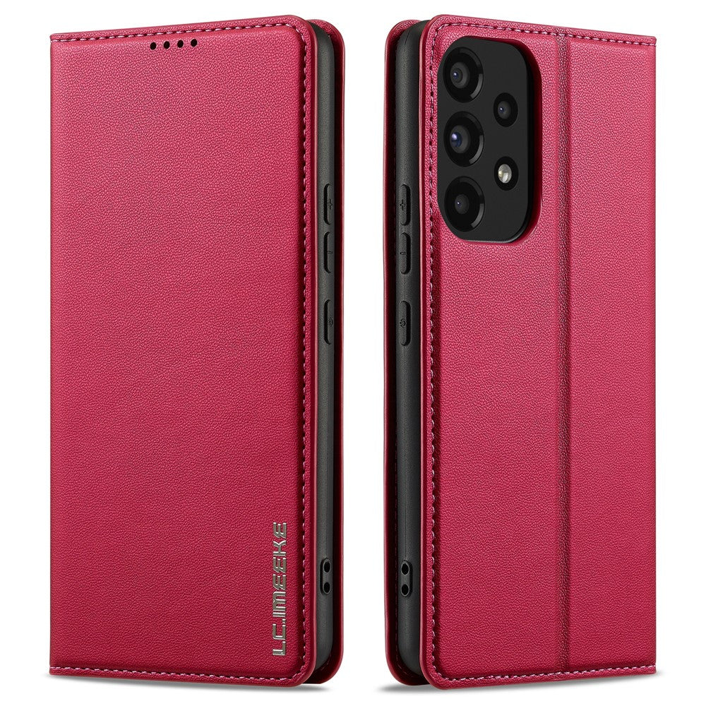 LC.IMEEKE L1 Series for Samsung Galaxy A53 5G Case PU Leather Wallet Stand Protective Phone Cover