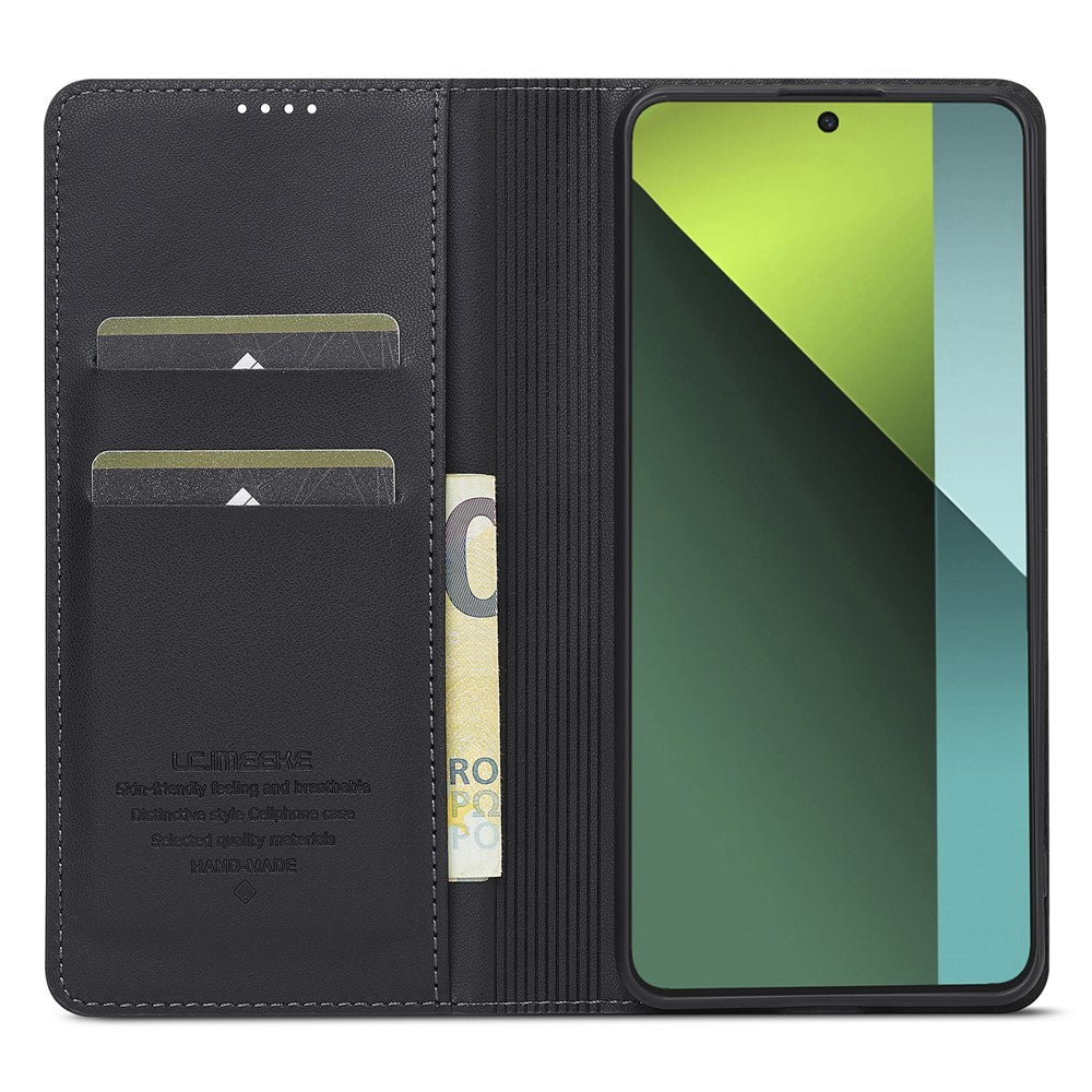 LC.IMEEKE L1 Series for Xiaomi Redmi Note 13 4G Case PU Leather Wallet Stand Protective Phone Cover