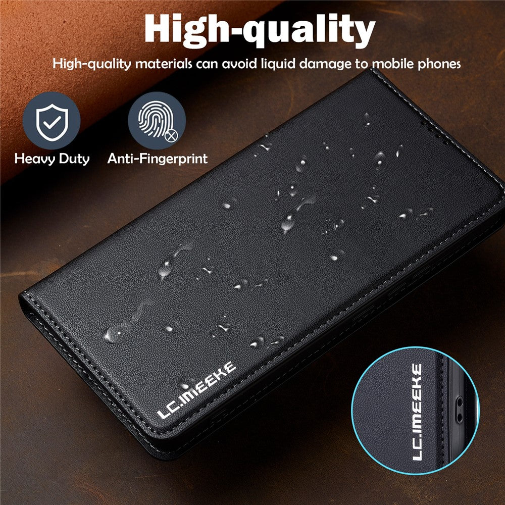 LC.IMEEKE L1 Series for Xiaomi Redmi Note 13 4G Case PU Leather Wallet Stand Protective Phone Cover