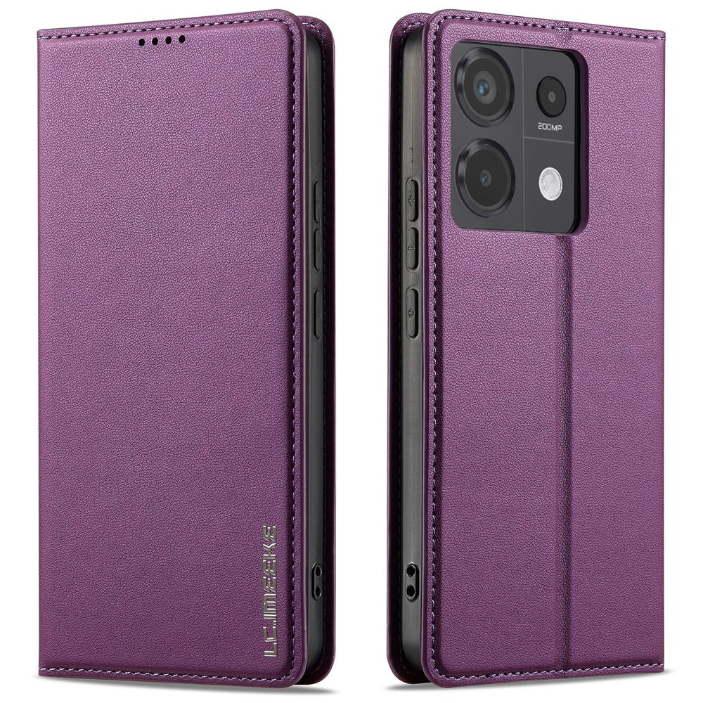LC.IMEEKE L1 Series for Xiaomi Redmi Note 13 4G Case PU Leather Wallet Stand Protective Phone Cover