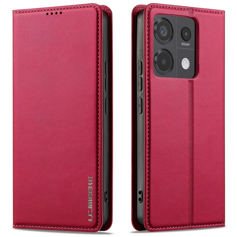 LC.IMEEKE L1 Series for Xiaomi Redmi Note 13 4G Case PU Leather Wallet Stand Protective Phone Cover