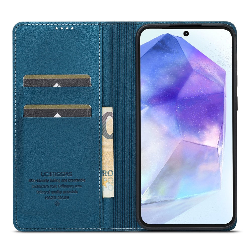 LC.IMEEKE L1-serie til Samsung Galaxy A54 5G-cover PU-læderpung med stander beskyttende telefoncover