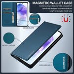 LC.IMEEKE L1-serie til Samsung Galaxy A54 5G-cover PU-læderpung med stander beskyttende telefoncover