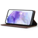 LC.IMEEKE L1-serien til Samsung Galaxy A34 5G cover i PU-læder med pung og stander, beskyttende telefoncover