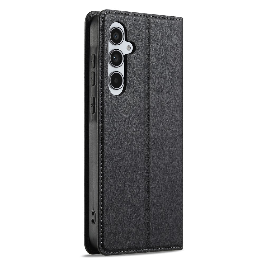 LC.IMEEKE L1 Series til Samsung Galaxy A35 5G Etui PU Læder Wallet Stativ Beskyttende Telefoncover