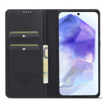 LC.IMEEKE L1 Series til Samsung Galaxy A35 5G Etui PU Læder Wallet Stativ Beskyttende Telefoncover