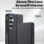 LC.IMEEKE L1 Series til Samsung Galaxy A35 5G Etui PU Læder Wallet Stativ Beskyttende Telefoncover