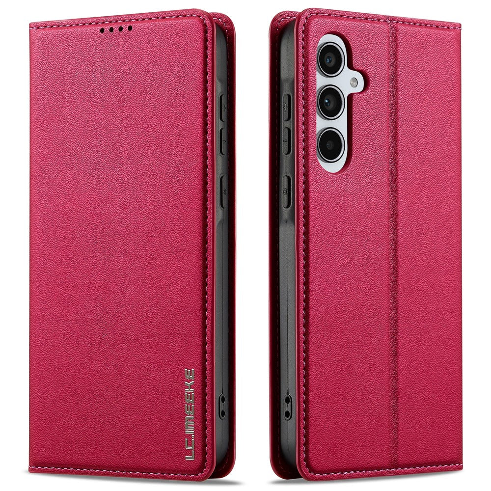 LC.IMEEKE L1 Series til Samsung Galaxy A35 5G Etui PU Læder Wallet Stativ Beskyttende Telefoncover